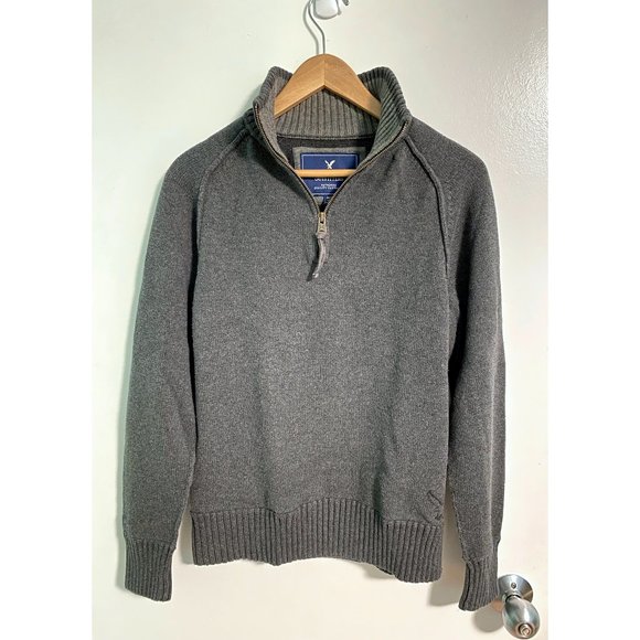 American Eagle 1/4 Zip Pullover Sweater - Picture 1 of 6